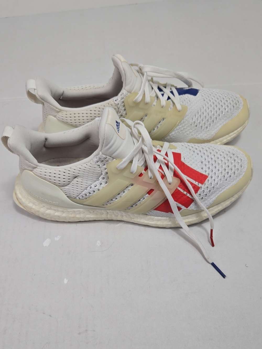 Undefeated x adidas UltraBoost 1.0 Stars and Stripes White/red  Blue Men Sz 10.5